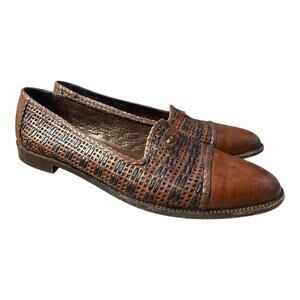 Vintage Cole Haan Leather Flat Women size 8.5 AA narrow